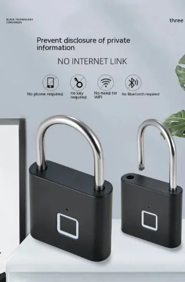 Cadenas Intelligent Étanche à Empreinte Digitale