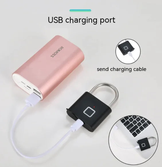 Cadenas Intelligent Étanche à Empreinte Digitale