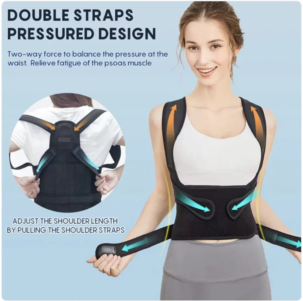 Correcteur de Posture - Ceinture de Soutien Dorsal